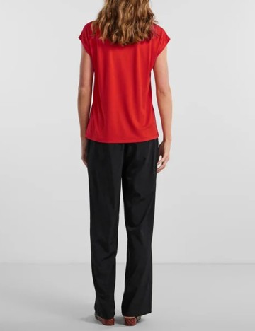 Tricou Pieces, rosu