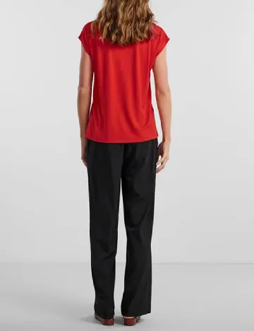 Tricou Pieces, rosu