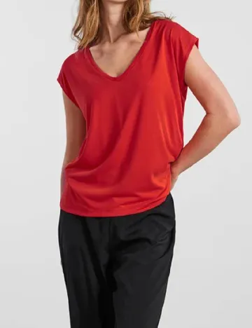 Tricou Pieces, rosu