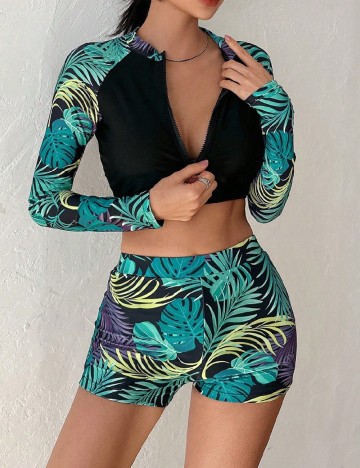 Costum de baie Dazy, mix culori