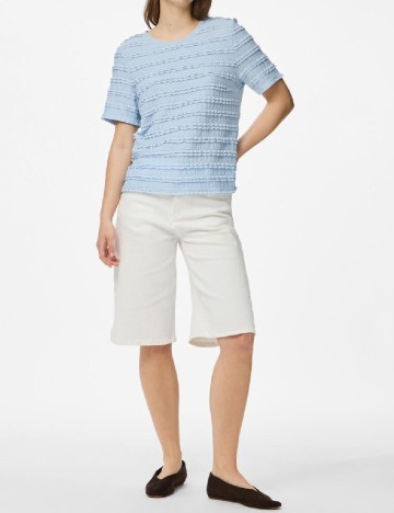 Tricou Pieces, albastru
