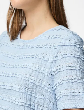 Tricou Pieces, albastru