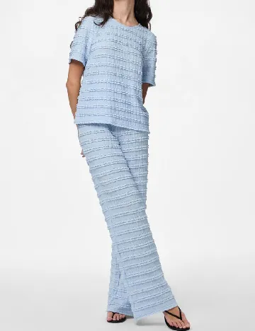 Tricou Pieces, albastru
