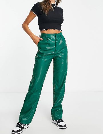 Pantaloni Heartbreak, verde