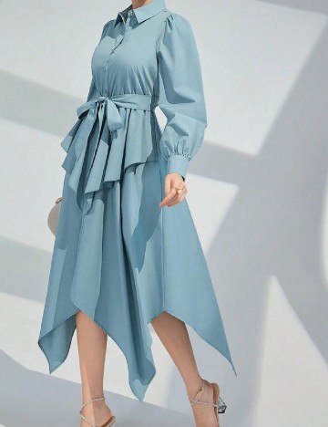 Rochie medie SHEIN, albastru