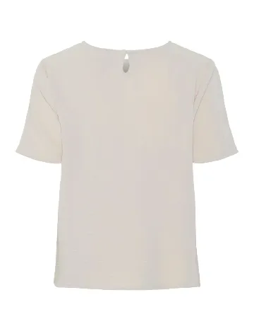 Tricou Pieces, bej