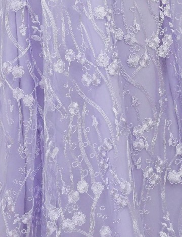 Rochie lunga Double Crazy, mov
