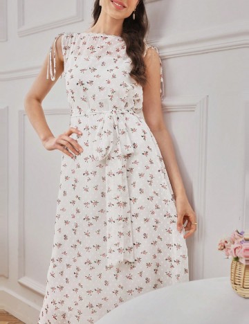 Rochie medie SHEIN, alb
