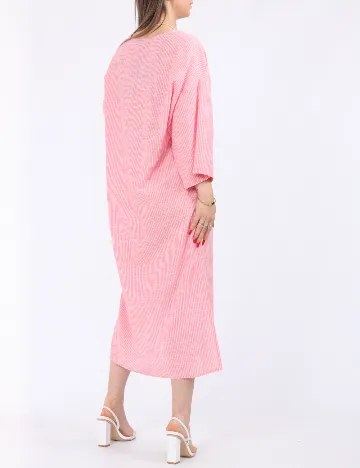 Rochie medie Pieces, roz