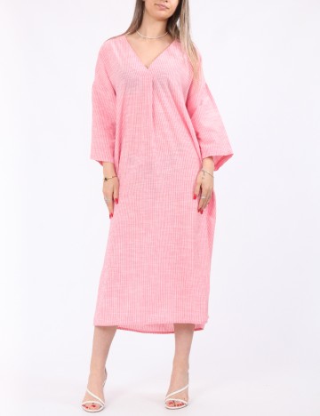 Rochie medie Pieces, roz