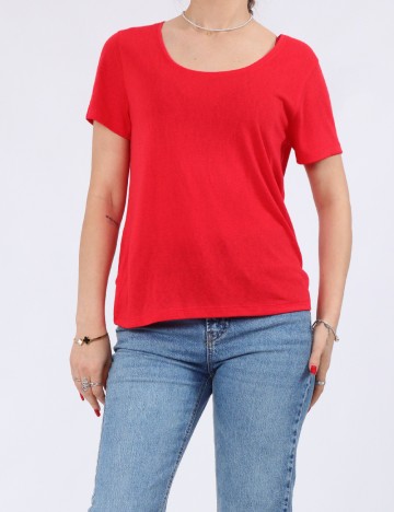 Tricou Pieces, rosu