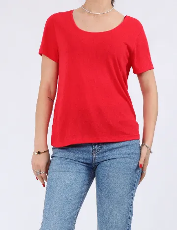 Tricou Pieces, rosu