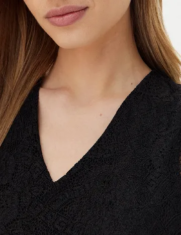 Bluza Pieces, negru