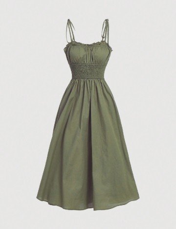 Rochie medie SHEIN, verde