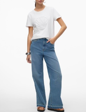 Tricou Vero Moda, alb