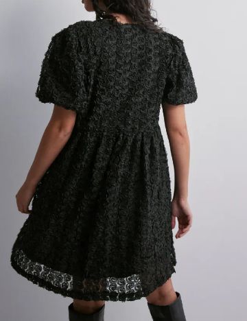 Rochie scurta Pieces, negru