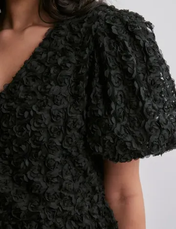 Rochie scurta Pieces, negru