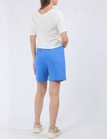 Pantaloni scurti Pieces, albastru