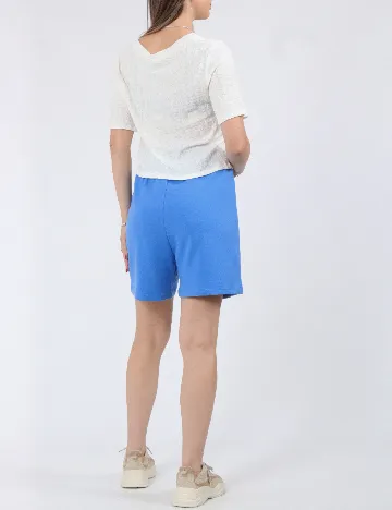 Pantaloni scurti Pieces, albastru