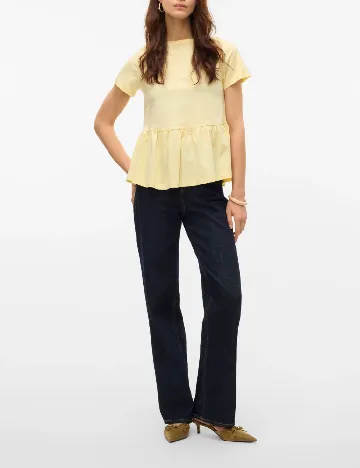 Tricou Vero Moda, galben