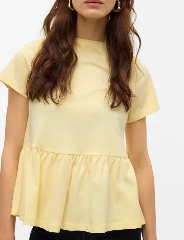Tricou Vero Moda, galben