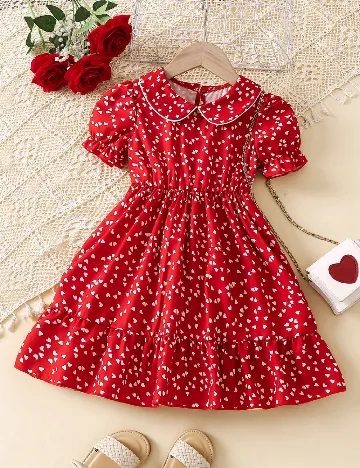 Rochie Shein Kids, rosu Rosu