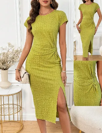 Rochie medie SHEIN, verde