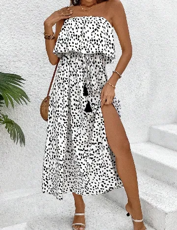 Rochie medie SHEIN, alb