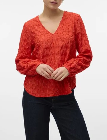 Bluza Vero Moda, portocaliu