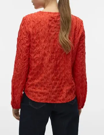 Bluza Vero Moda, portocaliu