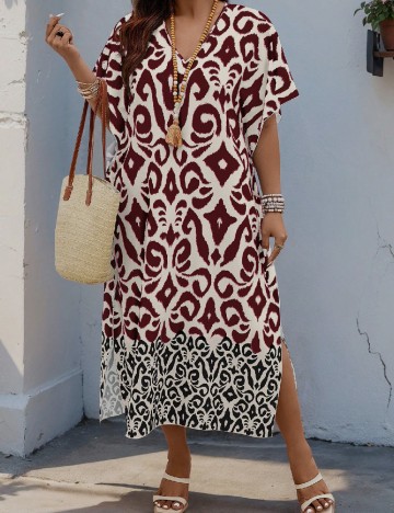 Rochie medie SHEIN CURVE, mix culori
