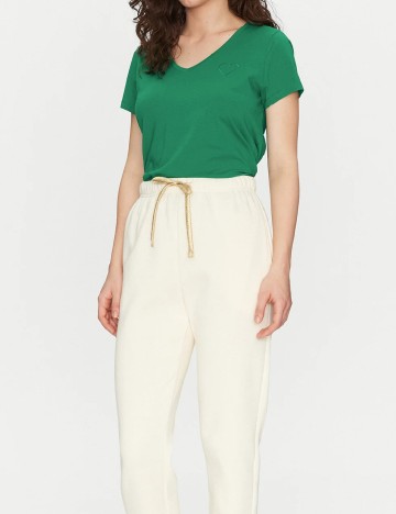 Tricou Pieces, verde