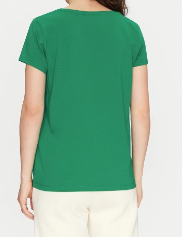 Tricou Pieces, verde