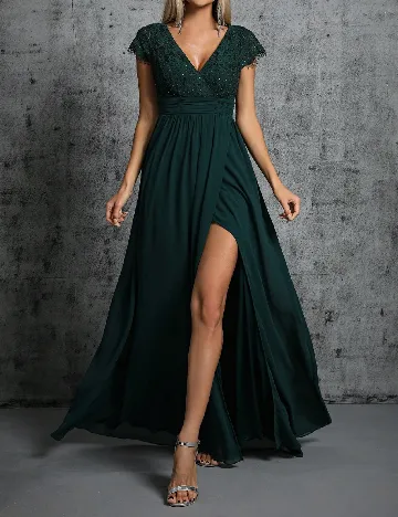 Rochie lunga SHEIN, verde