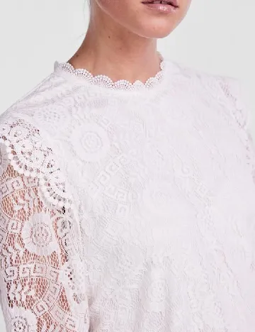 Bluza Pieces, alb