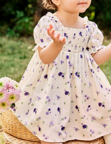 Rochie CozyCub, floral print