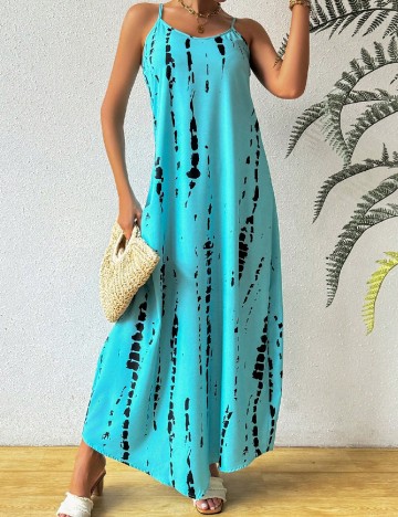 Rochie lunga SHEIN, albastru