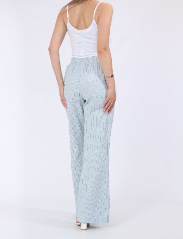 Pantaloni Pieces, albastru