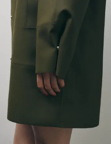 Jacheta de ploaie Zara, kaki