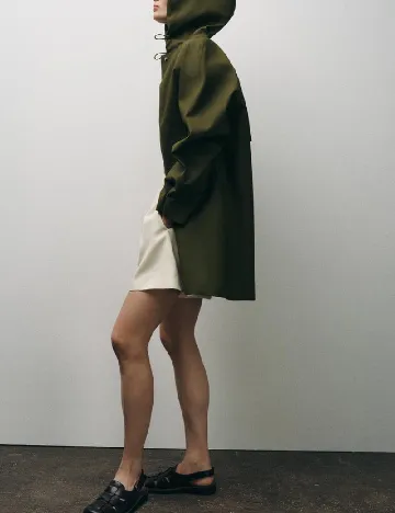 Jacheta de ploaie Zara, kaki