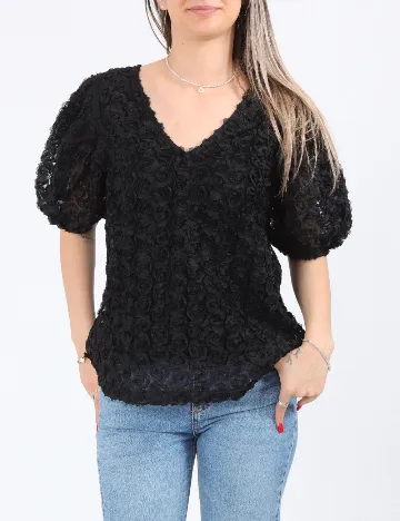 Bluza Pieces, negru