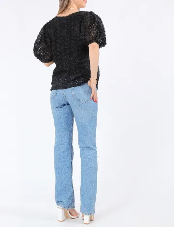 Bluza Pieces, negru