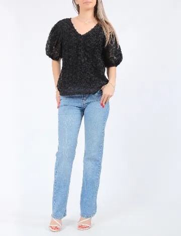 Bluza Pieces, negru