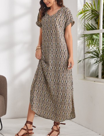 Rochie lunga Emery Rose, mix culori