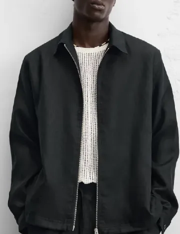 Jacheta Zara, negru Negru