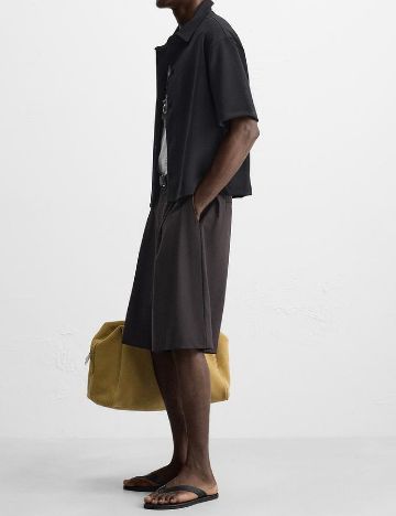 Camasa Oversize Zara, negru
