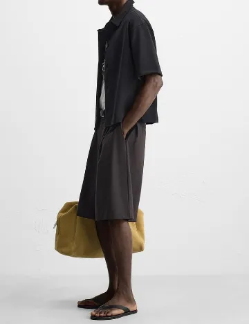 Camasa Oversize Zara, negru