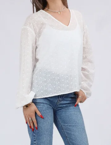 Bluza Vero Moda, alb