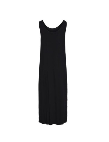 Rochie lunga Pieces, negru