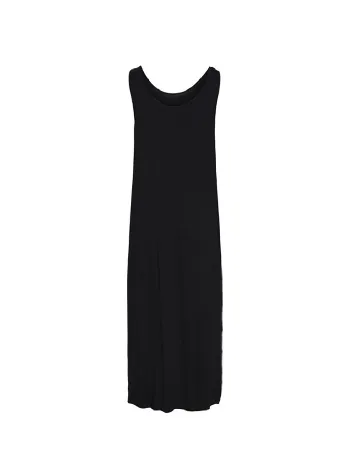 Rochie lunga Pieces, negru